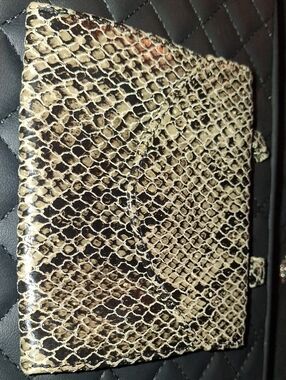 Real Snake Skin Belt Pouch